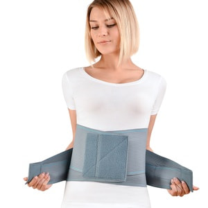 Корсет ортопедичний Торговий Дім Алком модель 2057 на поперек колір сірий розмір 6