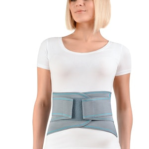 Корсет ортопедичний Торговий Дім Алком модель 2057 на поперек колір сірий розмір 6