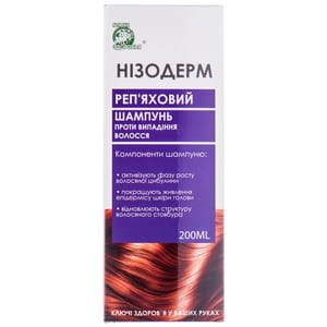 Шампунь для волос Низодерм Репейный против выпадения флакон 200 мл