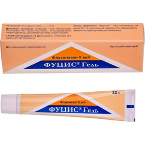 Фуцис гель 5мг/г туба 30г