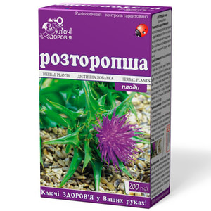 Фиточай Ключи Здоровья Расторопша пачка 200 г