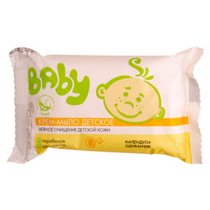 Крем-мило дитяче Dr.Sante Baby (Доктор санте) Календула та кульбаба 90 г