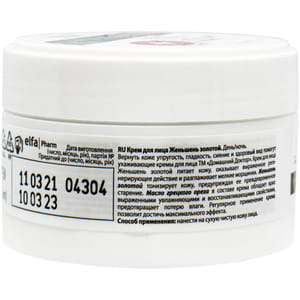 Крем для обличчя Домашній Доктор Женьшень золотий 100 мл