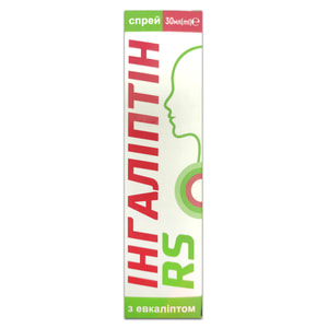 Ингалиптин RS спрей для ухода за ротовой полостью с эвкалиптом флакон 30 мл