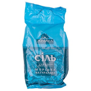 Сіль натуральна морська ЖЕЛАНА пакет 500 г