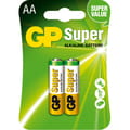 Батарейки GP (Джипі) Super Alkaline 1.5V 15A-U2 LR6 AA лужні 2 шт