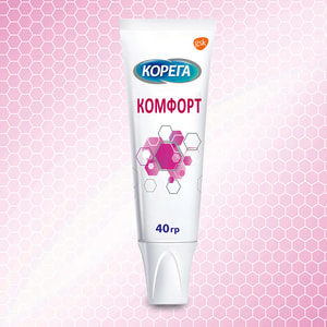 Крем для фіксації зубних протезів Корега Комфорт 40 г