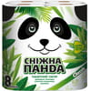 Бумага туалетная СНЕЖНАЯ ПАНДА Classic двухслойная 8 рулонов