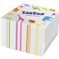 Салфетки бумажные ZOOZOO (ЗооЗоо) однослойные белые размер 24 см x 23 см 100 шт