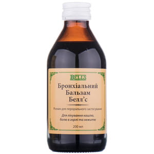 Бальзам бронхіальний Беллс р-н перор. пляш. 200мл