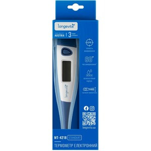 Термометр элекронный LONGEVITA (Лонгевита) модель MT-4218 с гибким наконечником