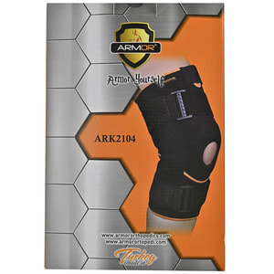 Бандаж на коленный сустав ARMOR (Армор) артикул ARK2104 с шарнирами размер XXL длинный