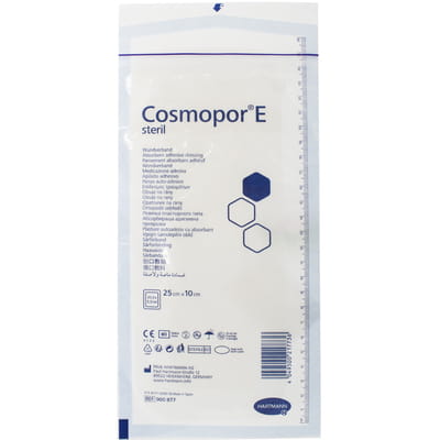 Пов'язка медична Cosmopor E (Космопор) пластирна післяопераційна розмір 25 см х 10 см 1 шт