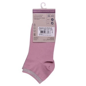 Носки женские ACCENT (Акцент) 0904 с люрексом цвет розовый размер (стопа) 23-25 см 1 пара