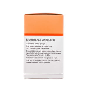 Мукофальк апельсин гран. 3,25г/5г пак. 5г №20