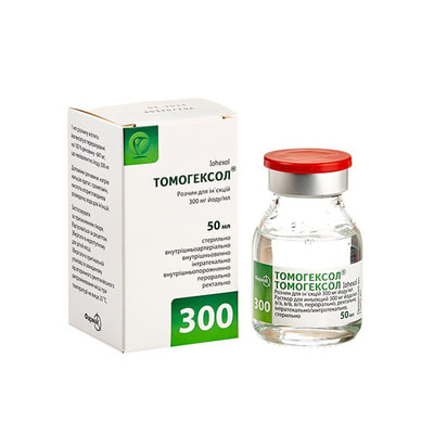 Томогексол р-н д/ін. 300 мг йоду/мл фл. 50мл №1