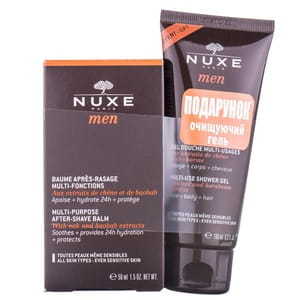 Набор для мужчин NUXE (Нюкс) Бальзам Мен 50 мл + Гель для душа очищающий 100 мл