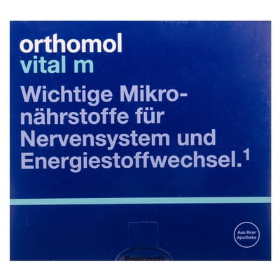 Ортомол Витал М (Orthomol Vital M) витаминный комплекс для мужского здоровья капсулы + таблетки на курс приема 30 дней