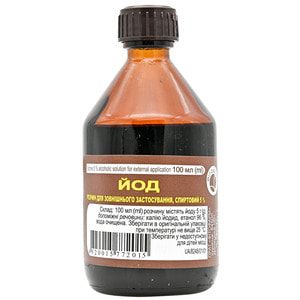 Йода р-р спирт. 5% фл. 100мл