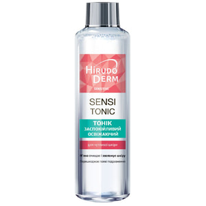 Тонік для обличчя HIRUDO DERM (Гірудо дерм) Sensitive Sensi Tonic (Сенситив Сенсі Тонік) освіжаючий і заспокійливий 180 мл