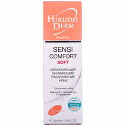 Крем для обличчя HIRUDO DERM (Гірудо дерм) Sensitive Sensi Comfort (Сенситив Сенсі Комфорт) зволожуючий знімаючий подразнення 50 мл