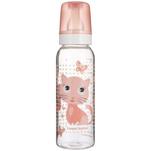 Бутылочка для кормления CANPOL (Канпол) артикул 11/841 с рисунком Веселые зверята 250 мл