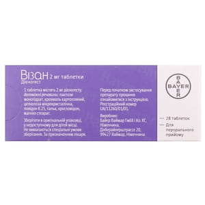 Визан табл. 2мг №28