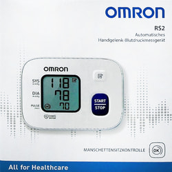 Вимірювач (тонометр) артеріального тиску Omron (Омрон) модель RS2 автоматичний на зап'ястку