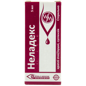 Неладекс кап. глаз./уш. сусп. фл. 5мл