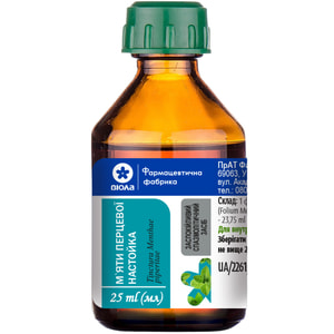 Мяты перечной настойка фл. 25мл