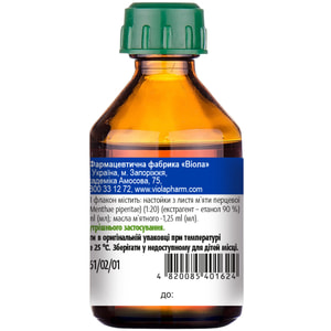 Мяты перечной настойка фл. 25мл