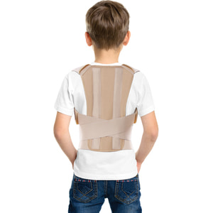 Корсет для коррекции осанки (реклинатор) детский мягкой фиксации Торос Групп 652 бежевый размер 2