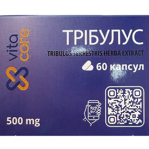 Трибулус капсулы для улучшения функций половой системы у мужчин и женщин упаковка 60 шт