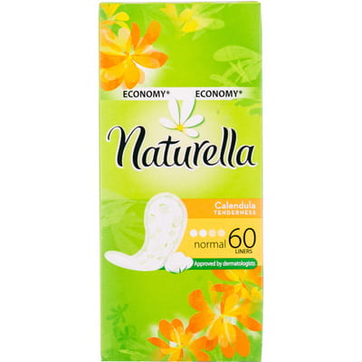 Прокладки ежедневные женские NATURELLA (Натурелла) Normal (Нормал) Calendula Tenderness с календулой 60 шт