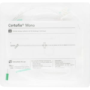 Набор для катетеризации центральных вен (набор по Сельдингеру) Certofix Mono (Цертофикс Моно) 320 одноканальный катетер 16G 1 шт