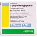 Строфантин-Дарница р-р д/ин. 0,25мг/мл амп. 1мл №10