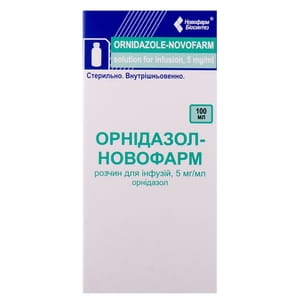 Орнидазол-Новофарм р-р д/инф. 5мг/мл фл. 100мл