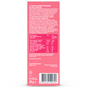 Конфеты детские натуральные Bob Snail (Боб Снеил) Улитка Боб яблочно-клубничные 30 г