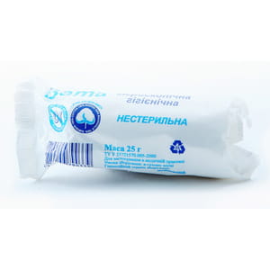 Вата медична гігроскопічна нестерильна ролик 25 г Кампус