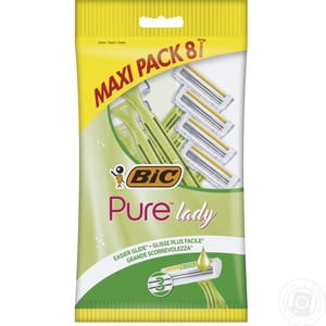 Бритва BIC (Бік) Pure lady 3 (Пюр Ледi 3) упаковка 8 шт