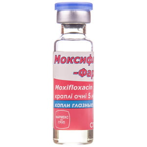 Моксифлоксацин-Фармекс кап. глаз. 5мг/мл фл. 5мл