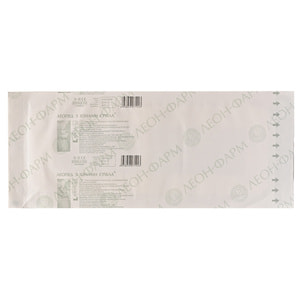 Пластырь хирургический Леопед стерильный нетканый с ионами серебра размер 9 см х 25 см 1 шт