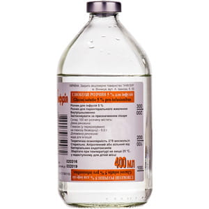 Глюкоза р-р д/инф. 5% бут. 400мл