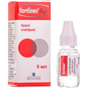 Комбінил Дуо краплі очні/вушні фл. 5мл