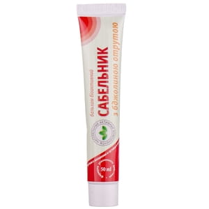 Гель-бальзам сабельник с пчелиным ядом для суставов 50 мл