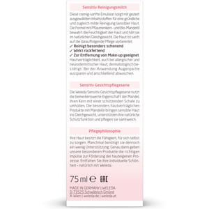 Молочко для лица WELEDA (Веледа) Миндальное очищающее деликатное 75 мл