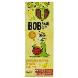 Конфеты детские натуральные Bob Snail (Боб Снеил) Улитка Боб яблочно-грушевые 30 г