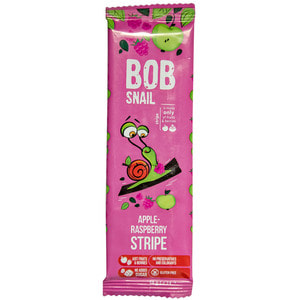 Конфеты детские натуральные Bob Snail (Боб Снеил) Улитка Боб страйпсы яблочно-малиновые 14 г