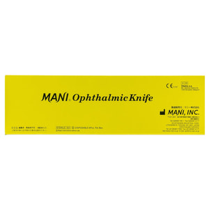 Нож офтальмологический Slit Angled 2,65 мм Arched MSL26AB Mani