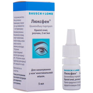 Люксфен кап. глаз. р-р 2мг/мл бут. 5мл